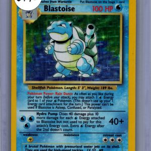 Blastoise 2/102, Vintage Singles Pokemon card