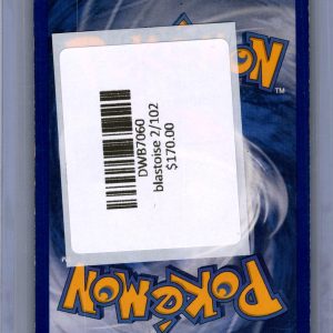 Blastoise 2/102, Vintage Singles Pokemon card - alternate view