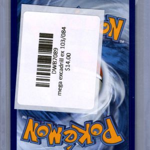 Mega Excadrill EX 103/084, Pitch Black Pokemon card - alternate view