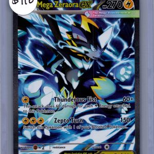Mega Zeraora EX 114/084, Pitch Black Pokemon card