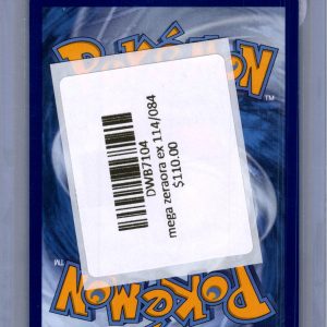 Mega Zeraora EX 114/084, Pitch Black Pokemon card - alternate view