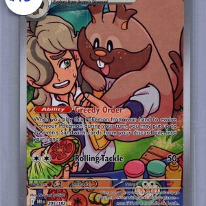 Arven's Greedent 205/182, Destined Rivals Pokemon card