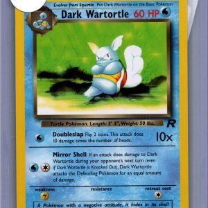 Dark Wartortle 46/82, Vintage Singles Pokemon card