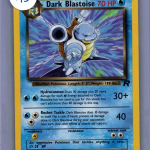 Dark Blastoise 20/82, Vintage Singles Pokemon card