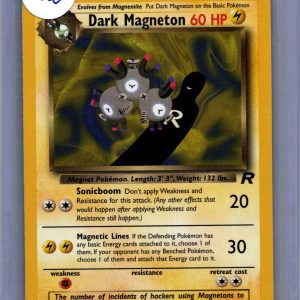 Dark Magneton 28/82, Vintage Singles Pokemon card