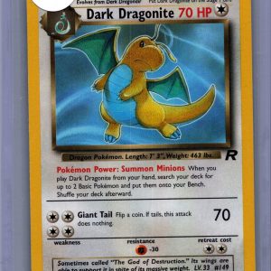 Dark Dragonite 5/82 [Holo Error], Vintage Singles Pokemon card