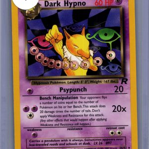 Dark Hypno 26/82, Vintage Singles Pokemon card