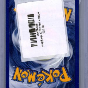 Magikarp 47/82 1st Edition, Vintage Singles Pokemon card - alternate view