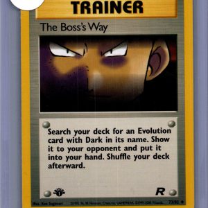 The Boss's Way 73/82 1st Edition, Vintage Singles Pokemon card