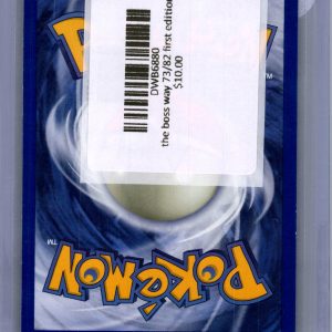 The Boss's Way 73/82 1st Edition, Vintage Singles Pokemon card - alternate view