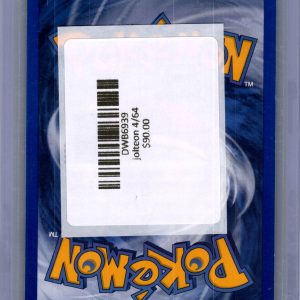 Jolteon 4/64, Vintage Singles Pokemon card - alternate view