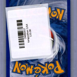 Kangaskhan 5/64, Vintage Singles Pokemon card - alternate view
