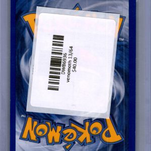 Venomoth 13/64, Vintage Singles Pokemon card - alternate view