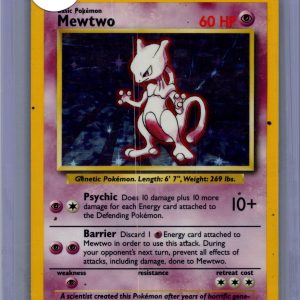 Mewtwo 10/102, Vintage Singles Pokemon card