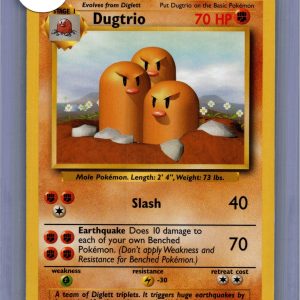 Dugtrio 19/102, Vintage Singles Pokemon card