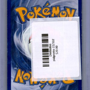 Pidgeotto 22/102, Vintage Singles Pokemon card - alternate view
