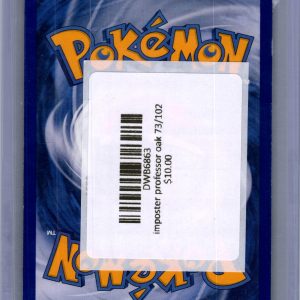 imposter professor oak 73/102 Pokemon card - alternate view