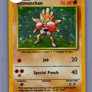 Hitmonchan 7/102, Vintage Singles Pokemon card