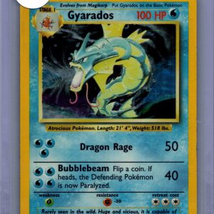 Gyarados 6/102, Vintage Singles Pokemon card