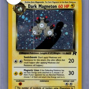 Dark Magneton 11/82, Vintage Singles Pokemon card