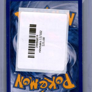 Ninetales 12/102, Vintage Singles Pokemon card - alternate view