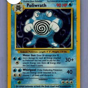 Poliwrath 13/102, Vintage Singles Pokemon card
