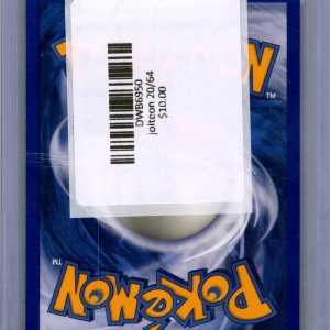 Jolteon 20/64, Vintage Singles Pokemon card - alternate view