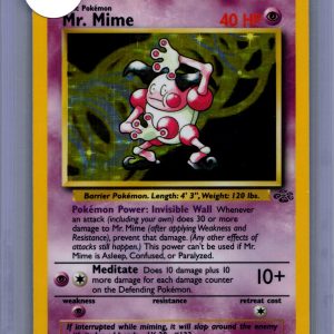 Mr. Mime 6/64, Vintage Singles Pokemon card