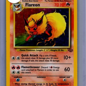 Flareon 3/64, Vintage Singles Pokemon card