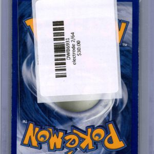 Electrode 2/64, Vintage Singles Pokemon card - alternate view