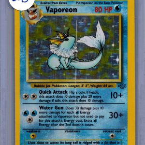 Vaporeon 12/64, Vintage Singles Pokemon card