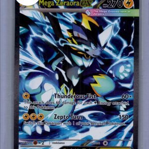 Mega Zeraora EX 114/084, Pitch Black Pokemon card