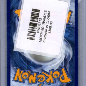 Morpeko EX 117/084, Pitch Black Pokemon card - alternate view