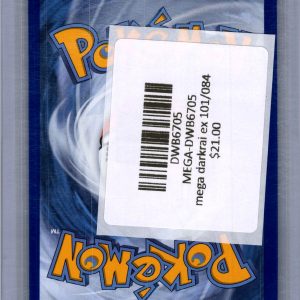 Mega Darkrai EX 101/084, Pitch Black Pokemon card - alternate view