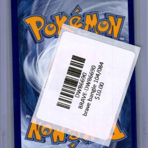 Brave Bangle 104/084, Pitch Black Pokemon card - alternate view