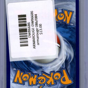 Armarouge 086/084, Pitch Black Pokemon card - alternate view