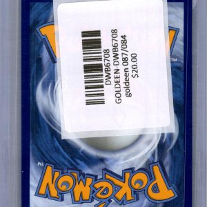 Goldeen 087/084, Pitch Black Pokemon card - alternate view