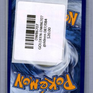 Goldeen 087/084, Pitch Black Pokemon card - alternate view