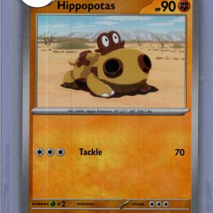 Hippopotas 052/131 Masterball, Prismatic Evolutions Pokemon card