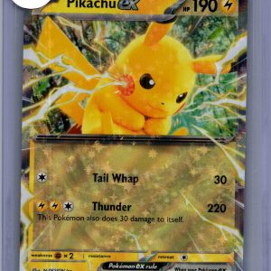Pikachu EX 028/131, Prismatic Evolutions Pokemon card