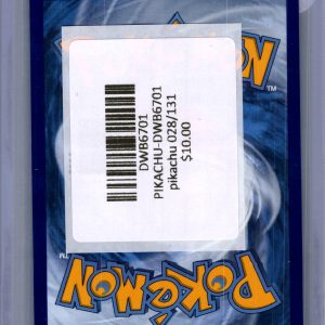 Pikachu EX 028/131, Prismatic Evolutions Pokemon card - alternate view
