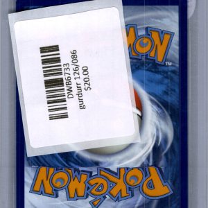 Gurdurr 126/086, Black Bolt Pokemon card - alternate view