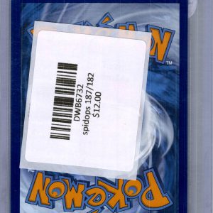 Team Rocket's Spidops 187/182, Destined Rivals Pokemon card - alternate view