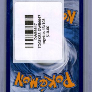 Togekiss 45/108 Reverse Holo, Roaring Skies Pokemon card - alternate view