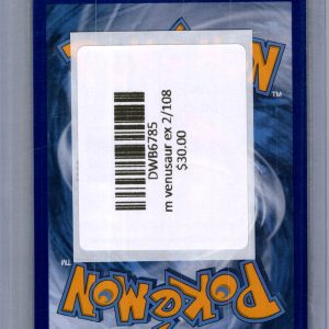 M Venusaur EX 2/108, Evolutions Pokemon card - alternate view