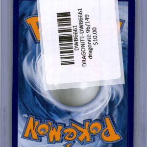 Dragonite 96/149 Reverse Holo, Sun and Moon Pokemon card - alternate view