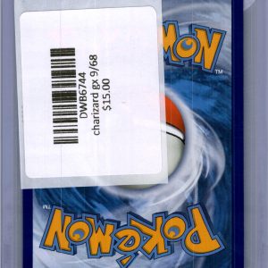 Charizard GX 9/68, Hidden Fates Pokemon card - alternate view