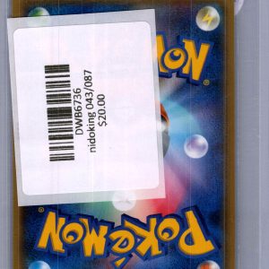 Nidoking 043/087 R, Japanese Singles Pokemon card - alternate view