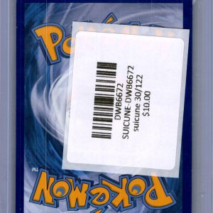 Suicune 30/122 Holo, BREAKpoint Pokemon card - alternate view