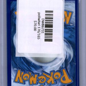 poliwhirl 176/165 Pokemon card - alternate view